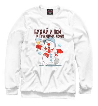 Праздничный снеговик