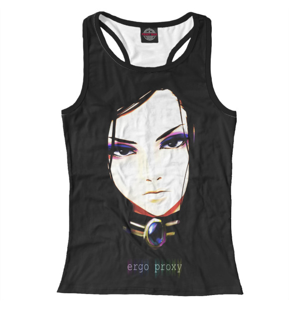 Женская майка-борцовка с изображением Proxy цвета Белый