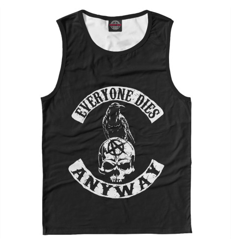 

Майки Print Bar, Белый, Сыны анархии