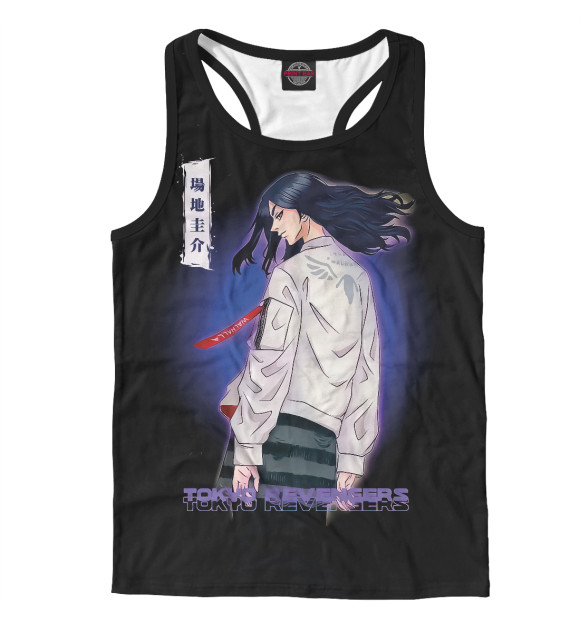 Мужская майка-борцовка с изображением Токийские мстители цвета Белый