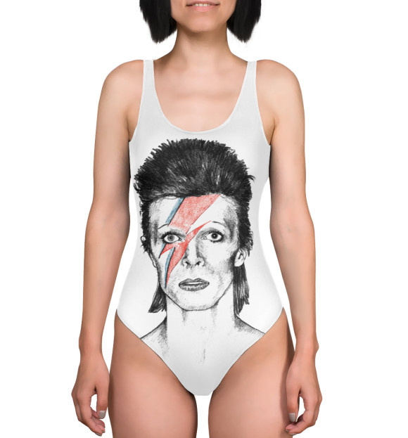 Купальник-боди с изображением David Bowie цвета 