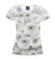 Женская футболка White roses