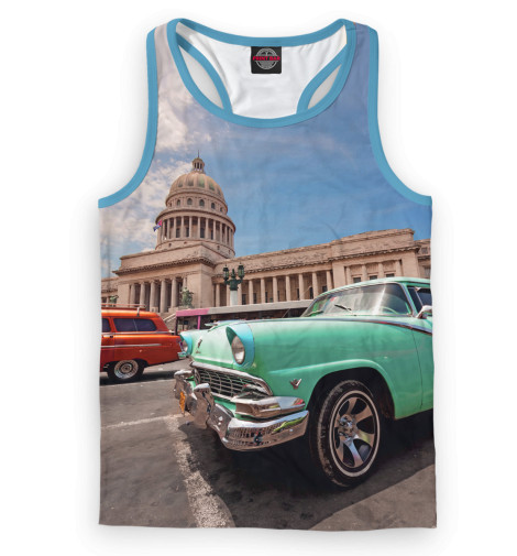 

Майки борцовки Print Bar, Белый, Автомобили на Кубе