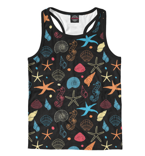 

Майки борцовки Print Bar, Белый, Морской паттерн