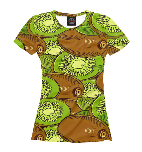 

Футболки Print Bar, Белый, Киви