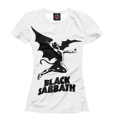 

Футболки Print Bar, Белый, Black Sabbath