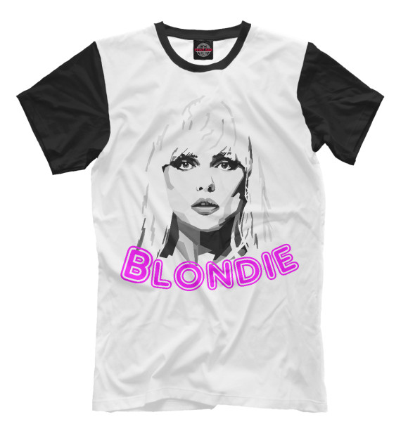 Мужская футболка с изображением Blondie цвета Молочно-белый