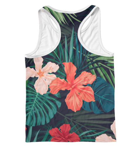 

Майки борцовки Print Bar, Белый, Tropical island