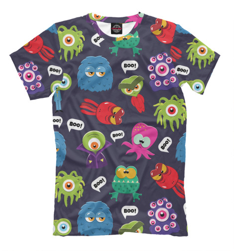 

Футболки Print Bar, Молочно-белый, Monster