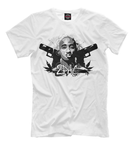 

Футболки Print Bar, Молочно-белый, 2Pac