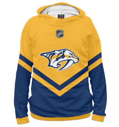 

Худи Print Bar, Белый, Nashville Predators