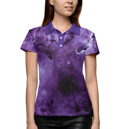 

Поло Print Bar, Белый, Вселенная