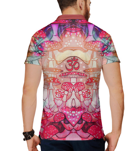 

Поло Print Bar, Белый, Лицо Аманиты