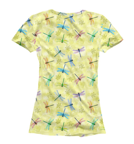 

Футболки Print Bar, Белый, Стрекозы