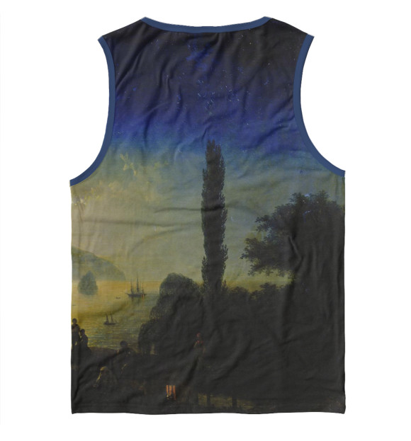 Майка для мальчика с притом Айвазовский цвета Белый Майка для мальчика с изображением Айвазовский цвета Белый