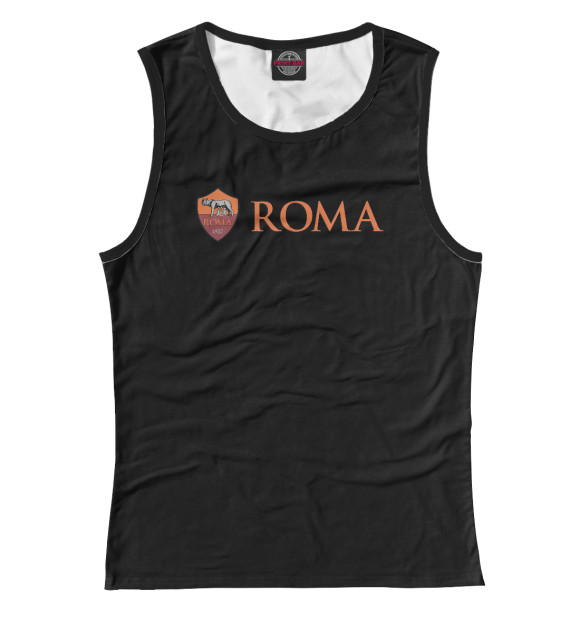 Майка для девочки с изображением Roma цвета Белый