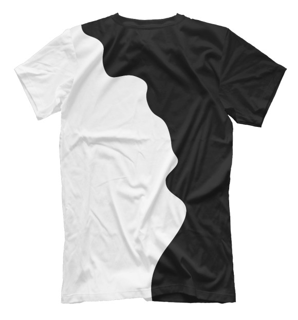 Мужская футболка с изображением Be free цвета Белый