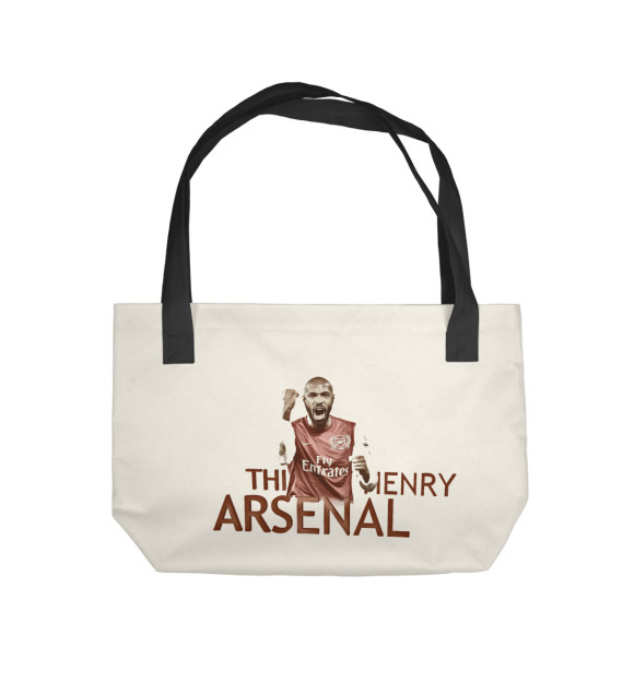 Пляжная сумка с изображением FC Arsenal - Тьерри Анри цвета 