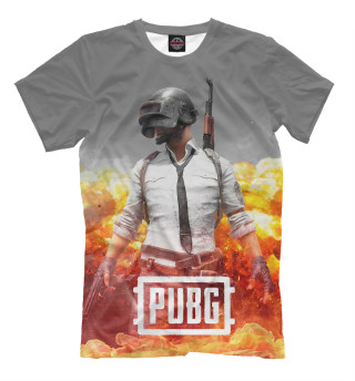 Мужская футболка PUBG FIRE