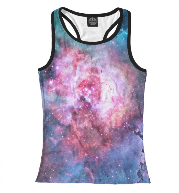 Женская майка-борцовка с изображением Salamander цвета Белый