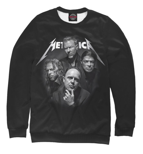 

Свитшоты Print Bar, Белый, Metallica