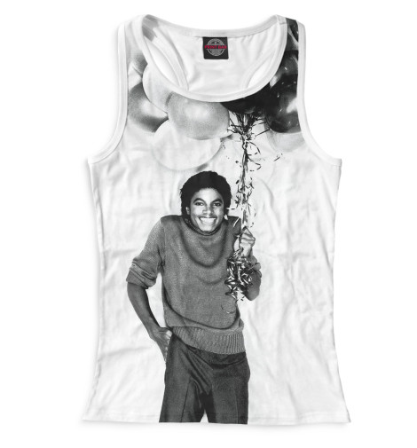 

Майки борцовки Print Bar, Белый, Michael Jackson