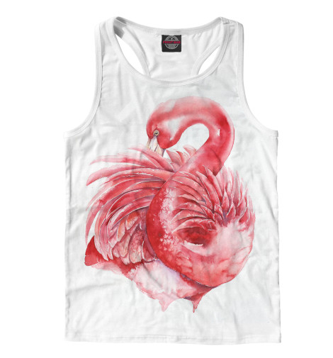 

Майки борцовки Print Bar, Белый, Фламинго