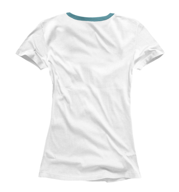 Женская футболка с изображением Безудержный Рикардо цвета Белый