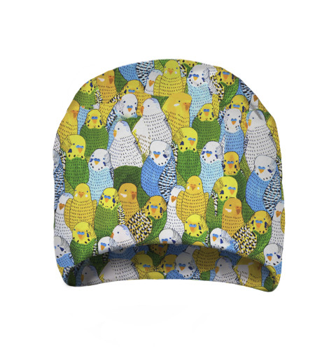 

Шапки Print Bar, Белый, Попугаи