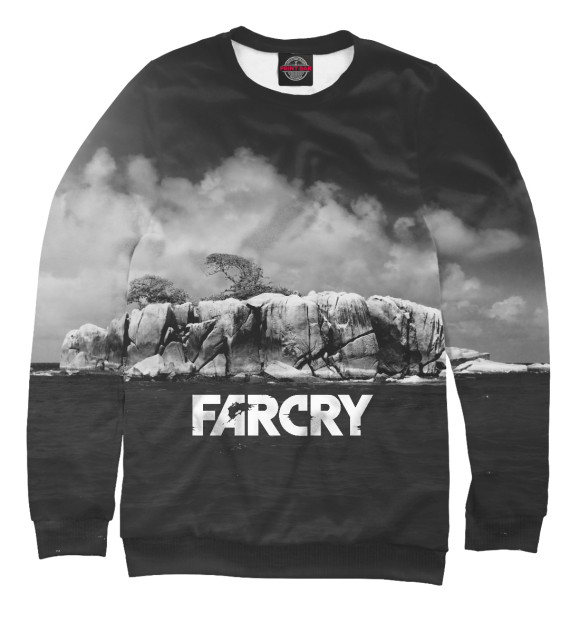Свитшот для мальчиков с изображением FARCRY цвета Белый