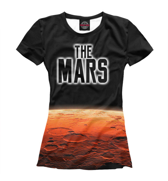 Футболка для девочек с изображением The Mars цвета Белый