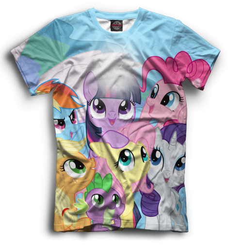 

Футболки Print Bar, Черный, My Little Pony