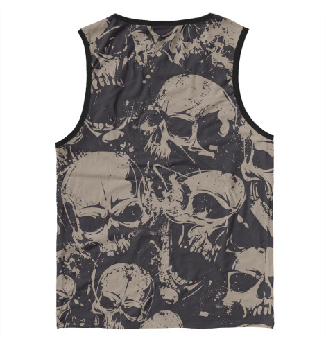 

Майки Print Bar, Белый, Grey Skulls
