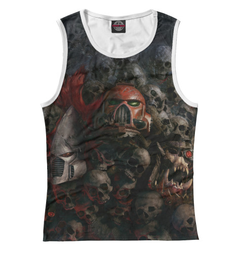 

Майки Print Bar, Белый, Черепа