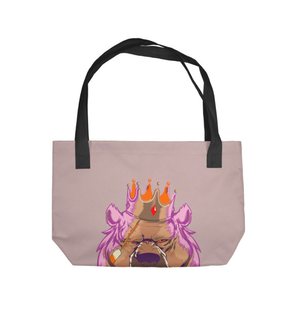 Пляжная сумка с изображением Король цвета 