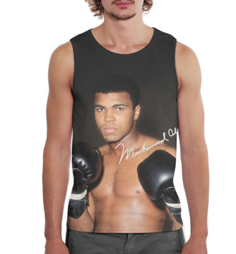 

Майки Print Bar, Белый, Мухаммед Али