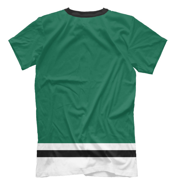 Мужская футболка с изображением Даллас Старз (форма) цвета Белый