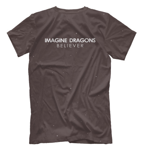 

Футболки Print Bar, Молочно-белый, Imagine Dragons Believer