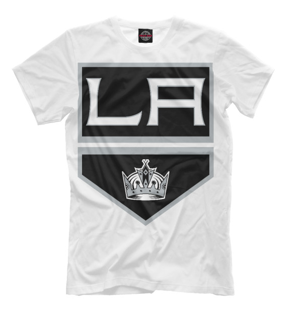 Футболка для мальчиков с изображением Los Angeles Kings цвета Молочно-белый