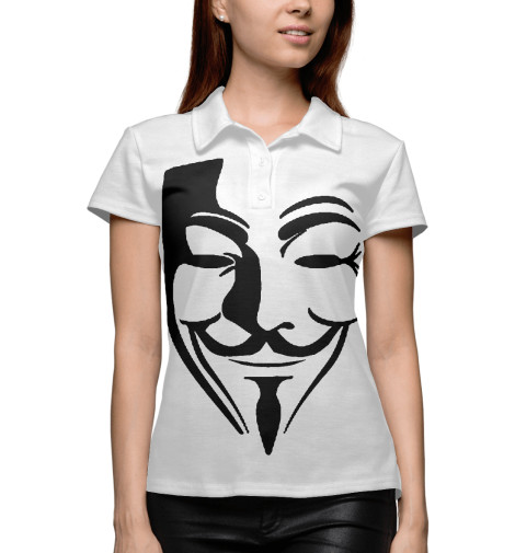 

Поло Print Bar, Белый, МАСКА