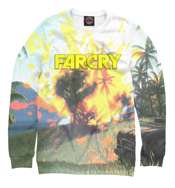 Свитшот для девочек с изображением FarCry цвета Белый