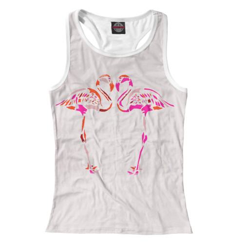

Майки борцовки Print Bar, Белый, Фламинго