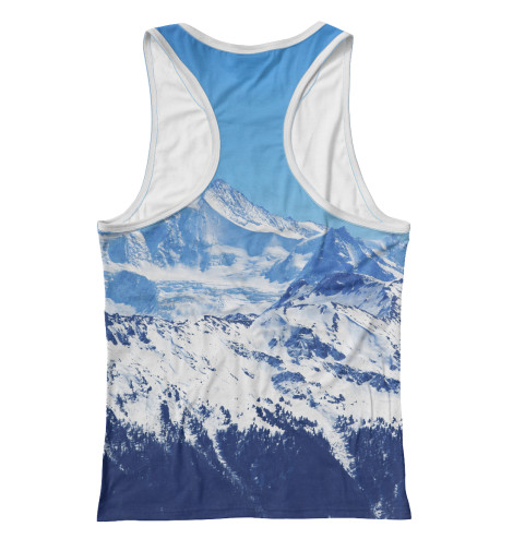 

Майки борцовки Print Bar, Белый, Гора