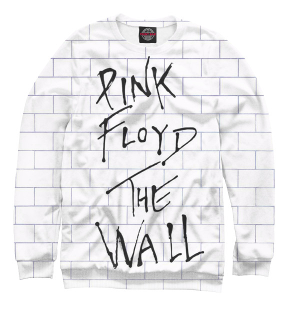Мужской свитшот с изображением Pink Floyd цвета Белый