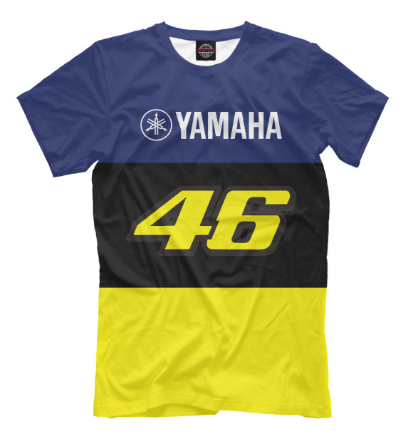 Футболка для мальчиков с изображением Yamaha VR46 цвета Белый