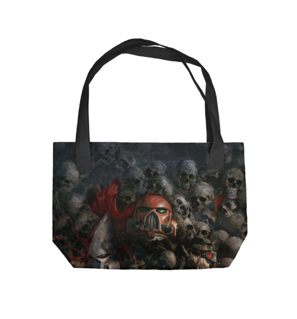 Пляжная сумка с изображением Вархамер цвета 