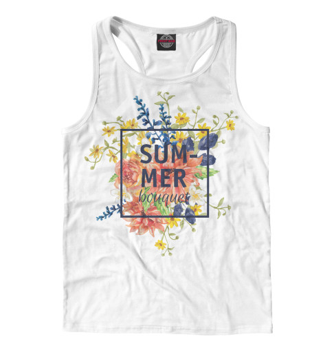 

Майки борцовки Print Bar, Белый, Летний букет