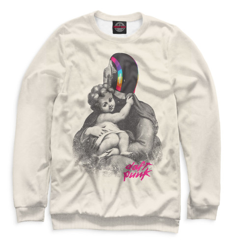 

Свитшоты Print Bar, Белый, Daft Punk
