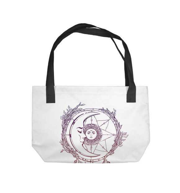 Пляжная сумка с изображением Ловец снов цвета 