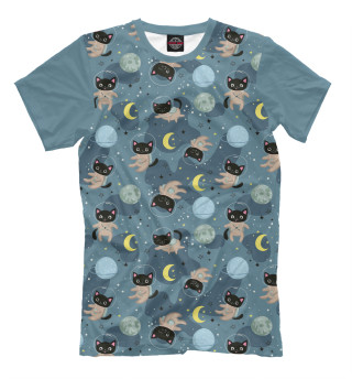 Футболка для мальчиков Space kittens